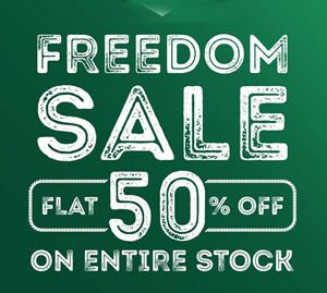 Flat 50 % off Freedom Sale At Cougar