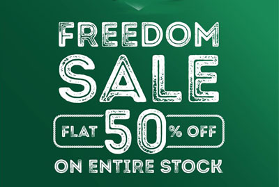 Flat 50 % off Freedom Sale At Cougar