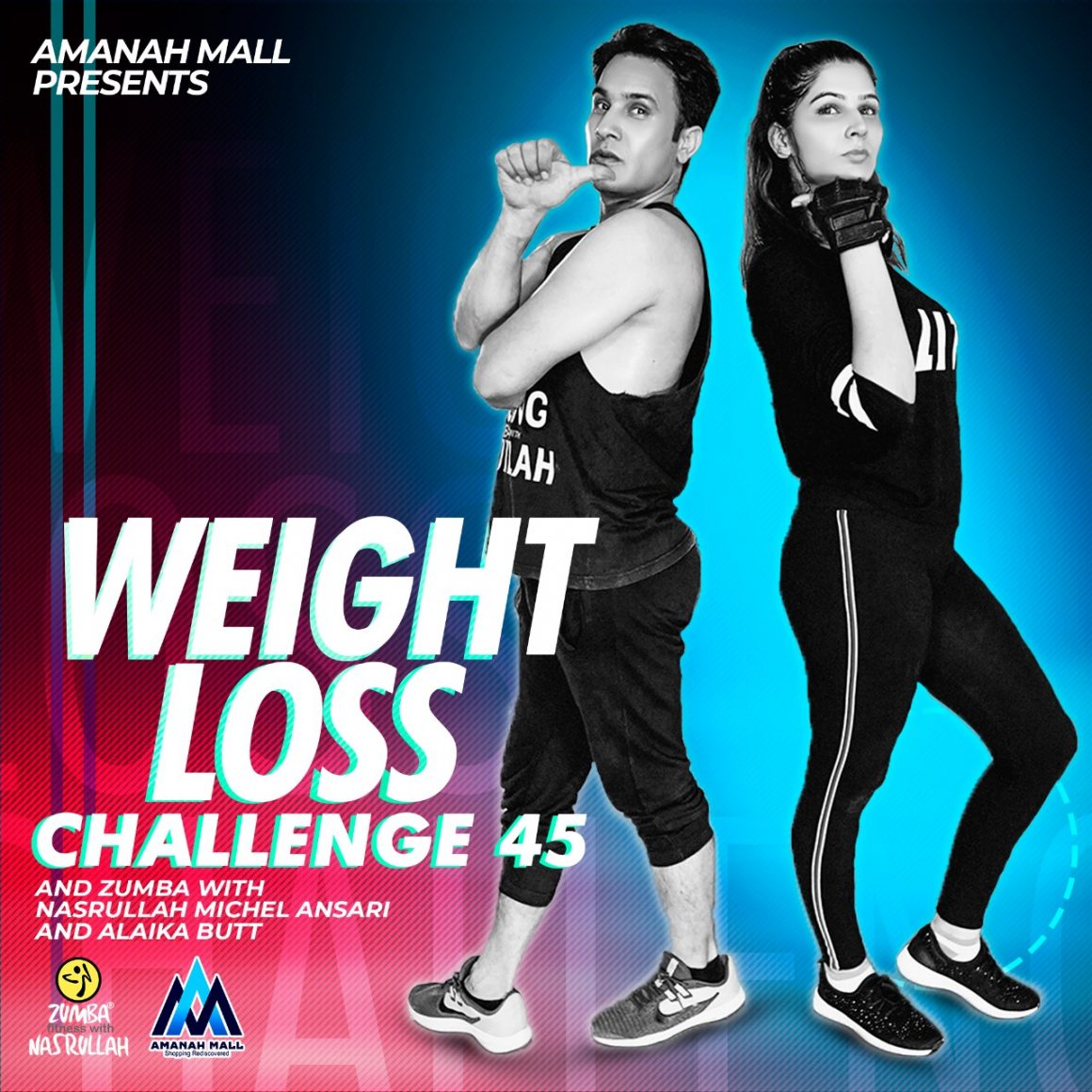 45 days Weight Loss Challenge with NasrULLAH Michel & Alika