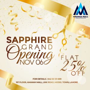 Sapphire Grand Launch on 6th November, 2020.