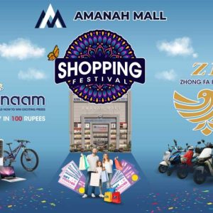 Shop, Win & Celebrate:Amanah Mall’s Grand Shopping Festival – with ZF Bikes & Enaam.pk