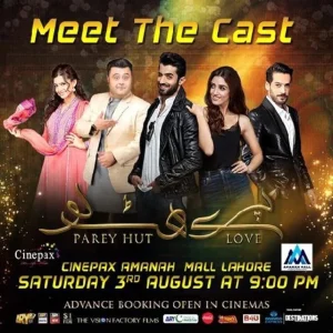 Meet the Cast of ” Parey hut love” at Amanah Mall: A Star-Studded Event Awaits!